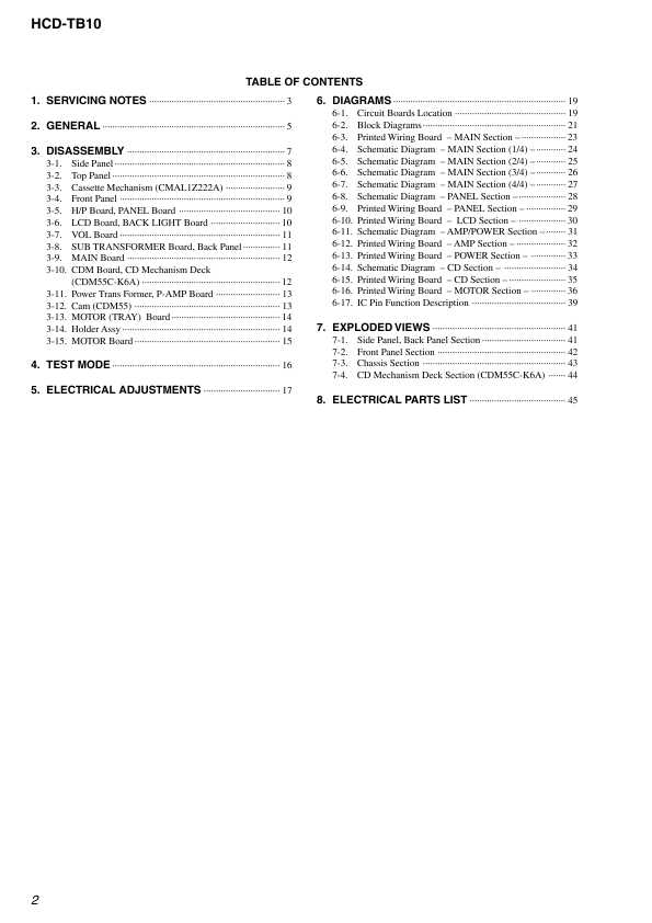 Сервисная инструкция Sony HCD-TB10 (CHC-TB10)