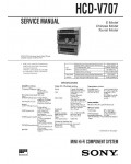 Сервисная инструкция Sony HCD-V707