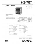 Сервисная инструкция Sony HCD-V717 (MHC-V717)