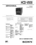 Сервисная инструкция Sony HCD-V808