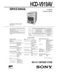 Сервисная инструкция Sony HCD-V919AV (MHC-V919AV)