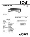 Сервисная инструкция Sony HCD-VF1