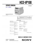 Сервисная инструкция Sony HCD-VP100 (CMT-VP100)