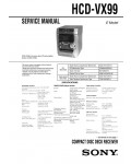 Сервисная инструкция Sony HCD-VX99