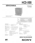 Сервисная инструкция Sony HCD-XB5 (LBT-XB5)