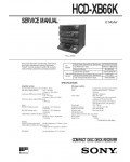 Сервисная инструкция Sony HCD-XB66K