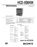 Сервисная инструкция Sony HCD-XB8KW (LBT-XB8AVKR)