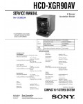 Сервисная инструкция Sony HCD-XGR90AV (LBT-XGR90AV)