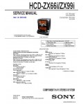 Сервисная инструкция SONY HCD-ZX66I, 99I V1.5