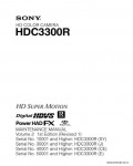 Сервисная инструкция SONY HDC3300R, MM VOL.2, 1st-edition, REV.1