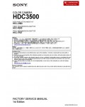 Сервисная инструкция SONY HDC3500, FSM