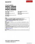 Сервисная инструкция SONY HDC3500, HDC5500, FSM, REV.1
