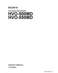 Сервисная инструкция SONY HVO-500MD, 550MD