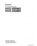 Сервисная инструкция SONY HVO-500MD, 550MD, 1st-edition, REV.1