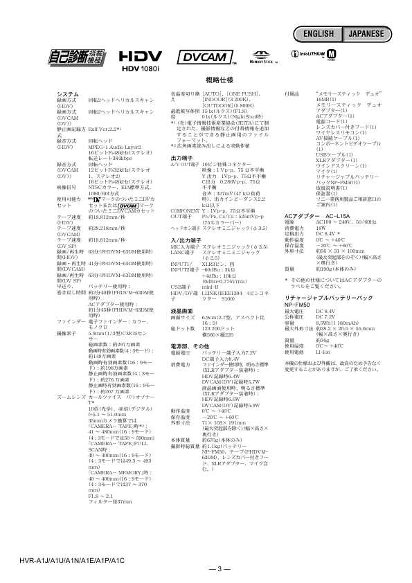 Сервисная инструкция Sony HVR-A1J, HVR-A1U, HVR-A1N, HVR-A1E, HVR-A1P, HVR-A1C