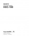 Сервисная инструкция Sony HXC-100 V2E1