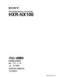 Сервисная инструкция SONY HXR-NX100, 1st-edition