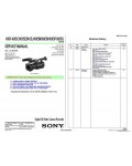 Сервисная инструкция SONY HXR-NX5C