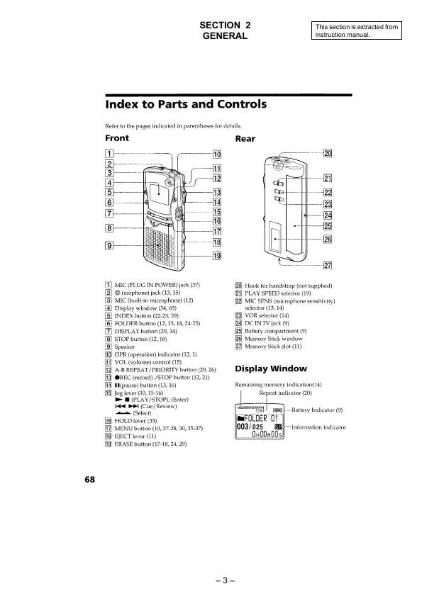 Сервисная инструкция Sony ICD-MS1