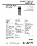 Сервисная инструкция SONY ICD-UX71, UX81, UX91F