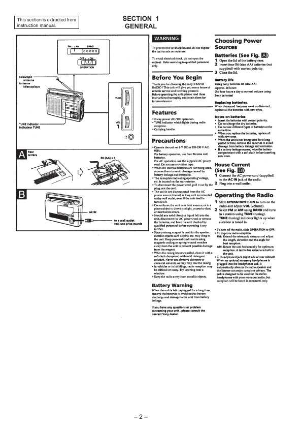 Сервисная инструкция Sony ICF-28