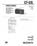 Сервисная инструкция Sony ICF-8 8L