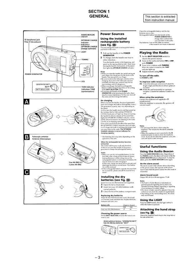 Сервисная инструкция Sony ICF-B200