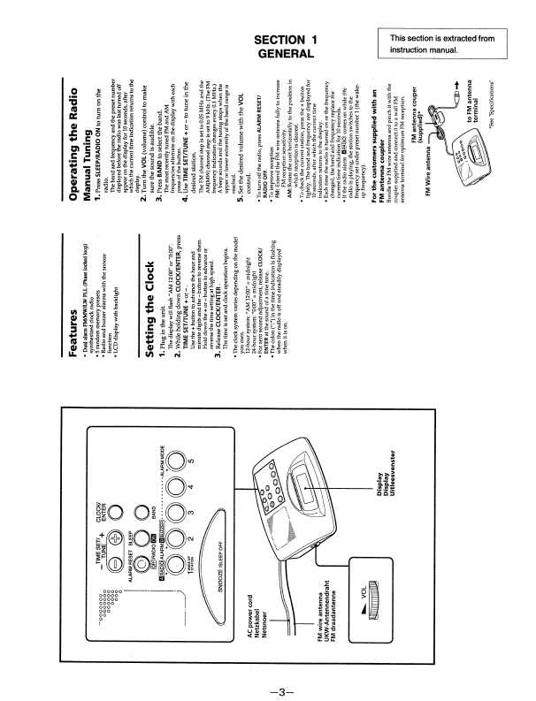 Сервисная инструкция Sony ICF-C233L