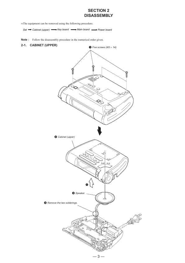 Сервисная инструкция Sony ICF-C253