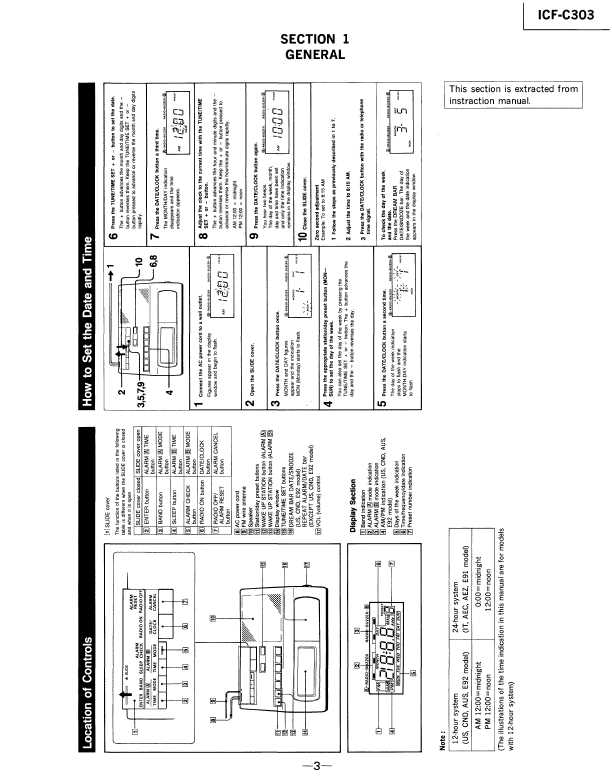 Сервисная инструкция Sony ICF-C303