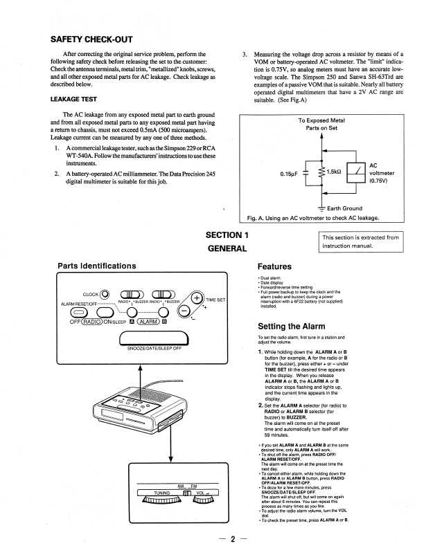 Сервисная инструкция Sony ICF-C430