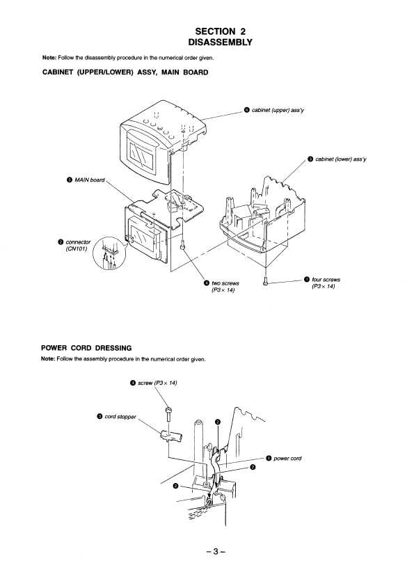 Сервисная инструкция Sony ICF-C50