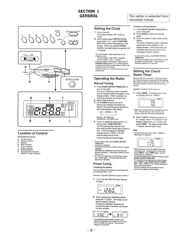 Сервисная инструкция Sony ICF-C503L