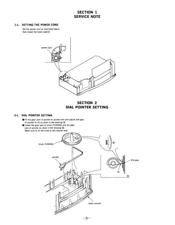 Сервисная инструкция Sony ICF-C740