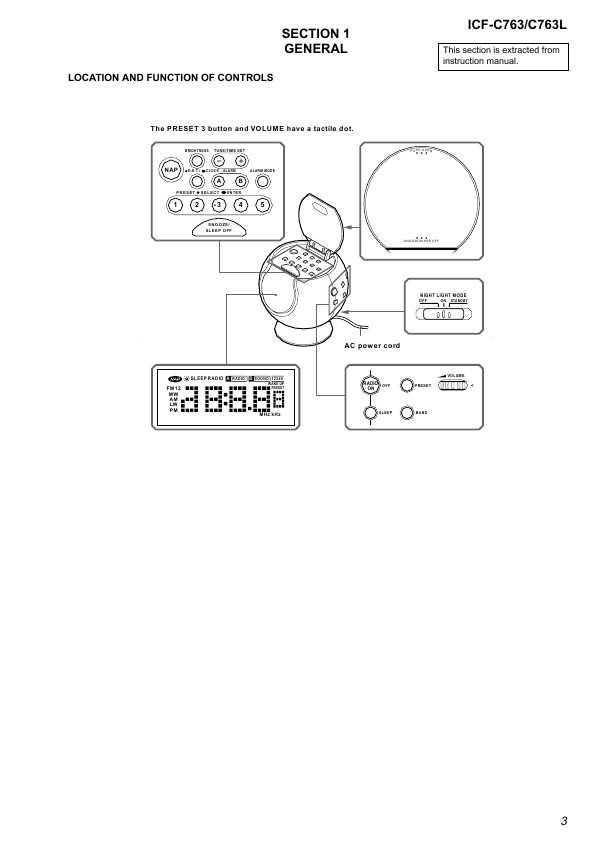 Сервисная инструкция Sony ICF-C763, ICF-C763L