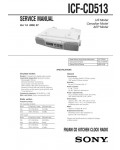 Сервисная инструкция Sony ICF-CD513