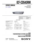 Сервисная инструкция Sony ICF-CD543RM