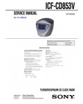 Сервисная инструкция Sony ICF-CD853V