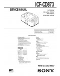 Сервисная инструкция Sony ICF-CD873