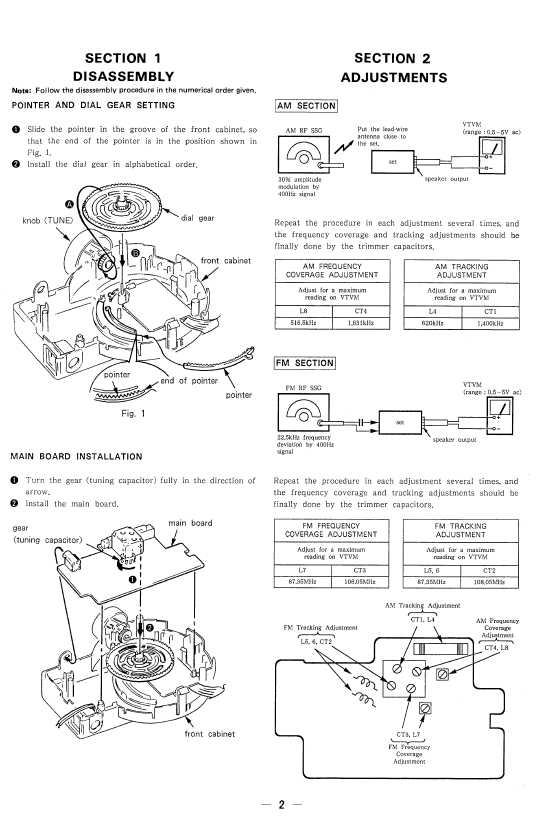 Сервисная инструкция Sony ICF-K7000