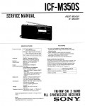 Сервисная инструкция Sony ICF-M350S