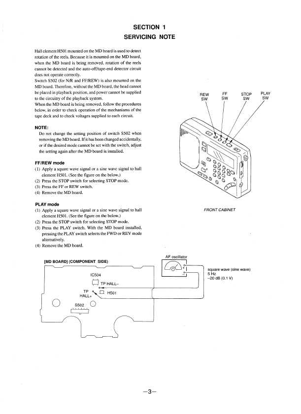 Сервисная инструкция Sony ICF-SW1000T