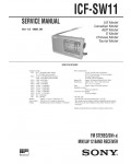 Сервисная инструкция Sony ICF-SW11