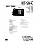 Сервисная инструкция Sony ICF-SW40