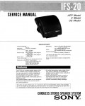 Сервисная инструкция Sony IFS-20
