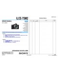 Сервисная инструкция SONY ILCE-7SM2, LVL2 V1.0