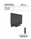 Сервисная инструкция Sony KDL-19L4000, KDL-26L4000