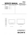 Сервисная инструкция Sony KF-WE42A1, KF-WE50A1, KF-WS60A1, LG-3
