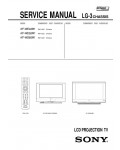 Сервисная инструкция Sony KF-WE42M1, KF-WE50M1, KF-WS60M1, LG-3