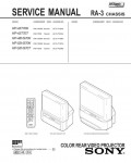 Сервисная инструкция Sony KP-43T70K, KP-48VS70K, KP-53VS70K, RA-3 chassis